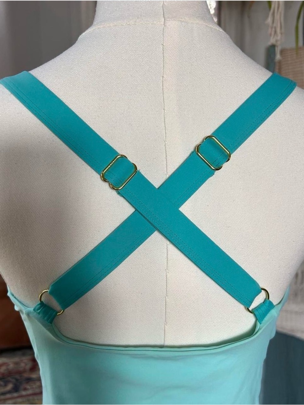 Women’s Teal One-Piece Swimsuit - Picture 5 of 8
